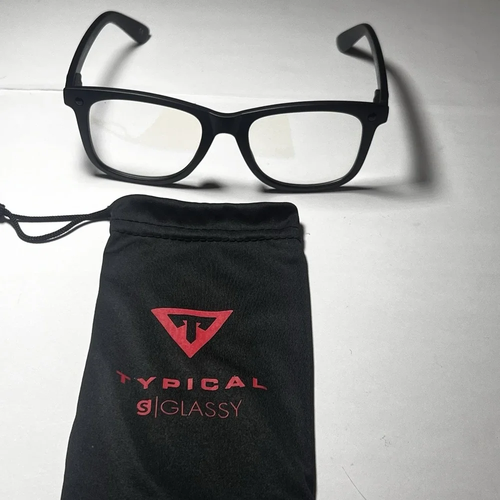 typical glassy gaming eyeglasses W/ Soft Case Typical 52-21-145